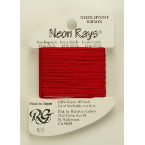 Neon Rays Crimson - Rainbow...