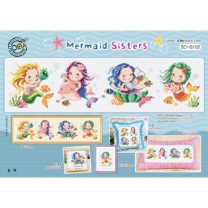 Borduurpatroon Mermaid...