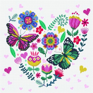 Pre-printed cross stitch...