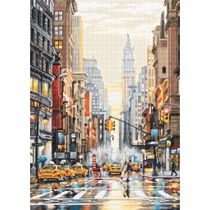 Cross stitch kit Sunset on...