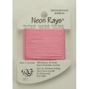 Neon Rays Pink - Rainbow...