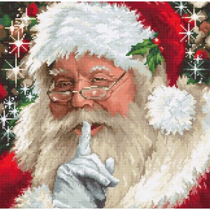 Cross stitch kit Santa -...