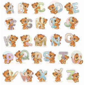 Borduurpakket Alphabet -...