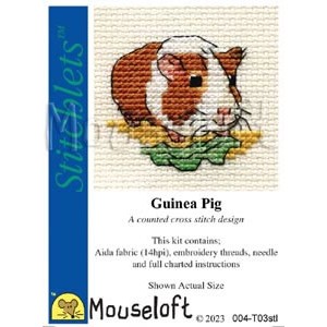 Cross stitch kit Guinea Pig...