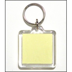 Plexiglas Keyring Square -...