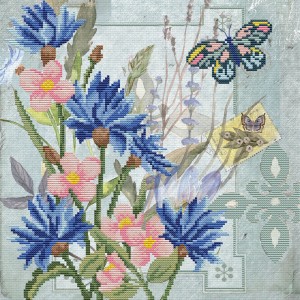 Pre-printed cross stitch...