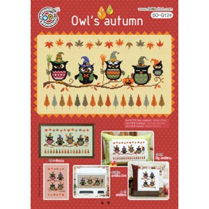 Cross stitch chart Owl's...