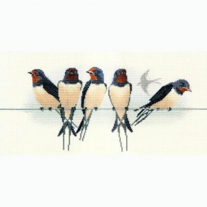 Borduurpakket Birds -...