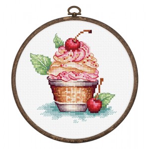 Cross stitch kit Cherry Ice...