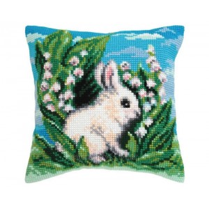 Kussen borduurpakket White...