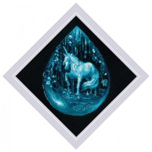 Borduurpakket Unicorn Tear...