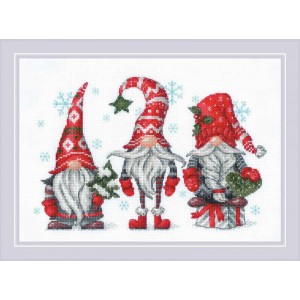 Borduurpakket Gnomes - RIOLIS