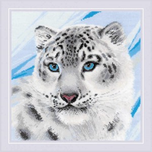 Borduurpakket Snow Leopard...