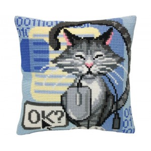 Cushion cross stitch kit...