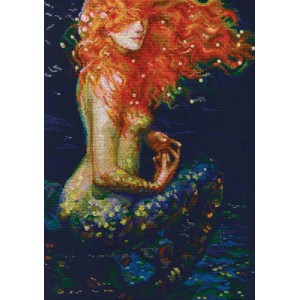 Borduurpakket Red Mermaid -...