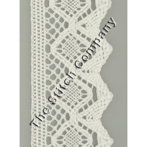 Lace 5 cm White - Fabric Flair