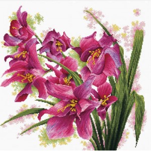 Pre-printed cross stitch...