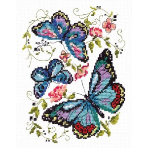 Cross stitch kit Blue...