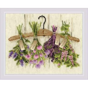 Cross stitch kit Herbs -...