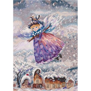 Borduurpakket Winter Angel...