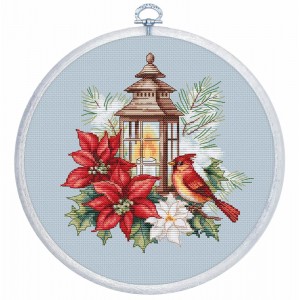 Borduurpakket Poinsettia -...