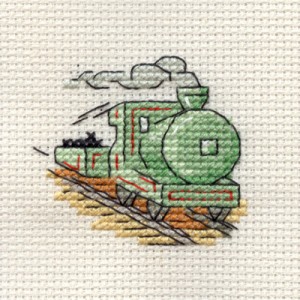 Borduurpakket Steam Train -...