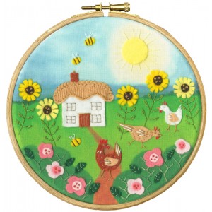 Felt embroiderykit Bothy...
