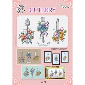 Cross Stitch Chart Cutlery...