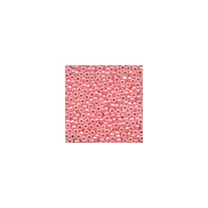 Frosted beads Tea Rose -...