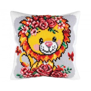 Kussen borduurpakket Lion...