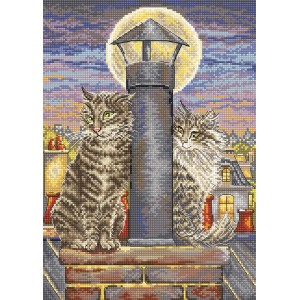 Cross stitch kit Romance -...