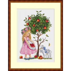 Borduurpakket Apple Tree -...