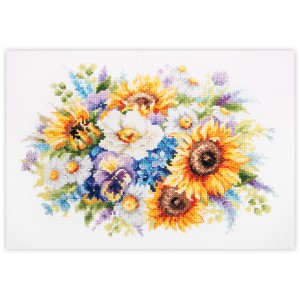 Borduurpakket Bouquet with...