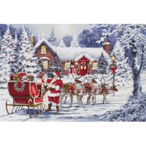 Borduurpakket Santa’s Visit...