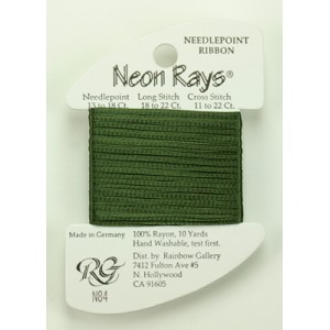Neon Rays Olive - Rainbow...