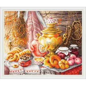 Cross stitch kit Tea Time -...