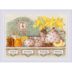 Cross stitch kit Tea Time -...