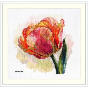 Borduurpakket Parrot Tulip...
