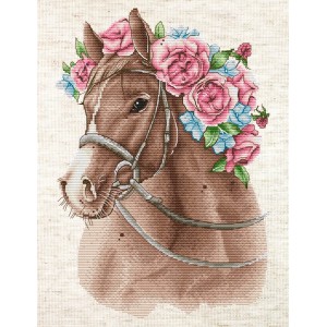 Cross stitch kit The Horse...