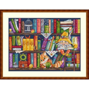 Borduurpakket Book Shelf -...