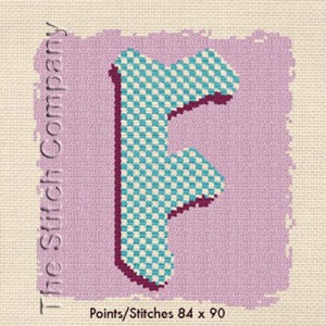 Cross Stitch Chart F -...