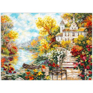 Cross stitch kit Riverside...