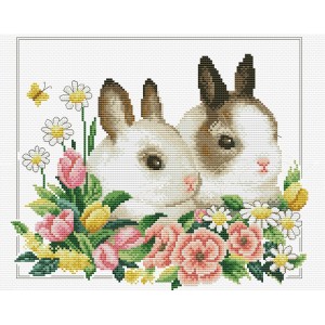 Pre-printed cross stitch...