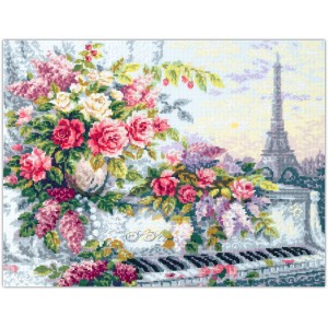 Cross stitch kit Melodies...