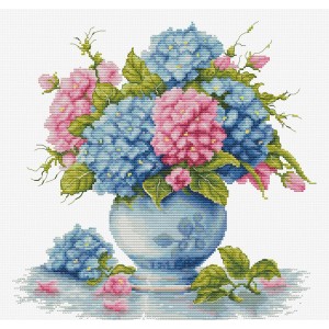Cross stitch kit Vase with...