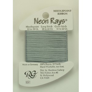 Neon Rays Silver - Rainbow...