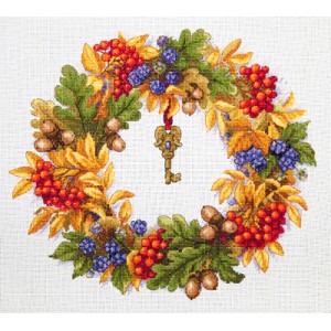 Borduurpakket Autumn Wreath...