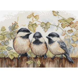 Borduurpakket Chickadees On...