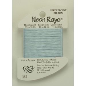 Neon Rays Pale Blue -...