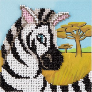 Bead Embroidery Zebra - PANNA